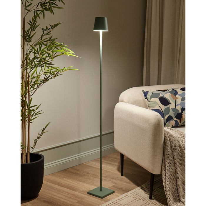 Beliani - GAVARRESA - Tafellamp - Groen - IJzer