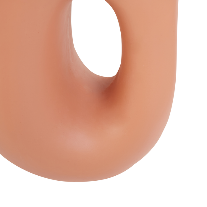 Beliani - IDRO - Bijzettafel - Oranje - Lichtbeton