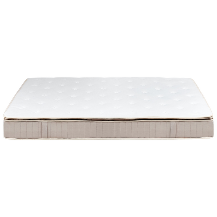 Beliani-DAYDREAM-Pocketveringmatras hard-Wit-160 x 200 cm-Polyester