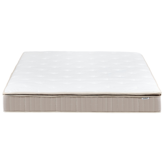 Beliani-DAYDREAM-Pocketveringmatras hard-Wit-160 x 200 cm-Polyester