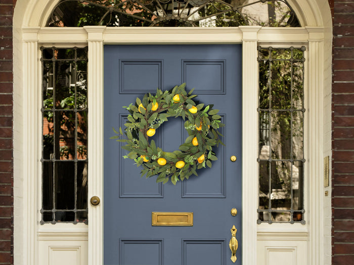 Beliani - LENRUN - Krans - Groen - 50 cm - Polyester