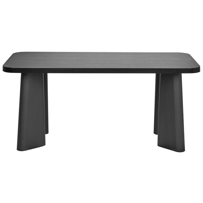Beliani - ATLIN - Eettafel - Zwart - 180 x 90 cm - MDF