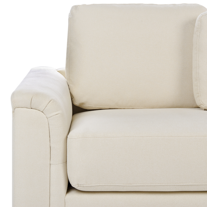 Beliani - KOHLO - Hoekbank - Lichtbeige - Linkszijdig - Stof