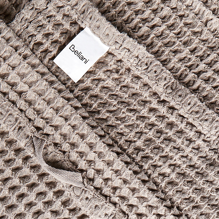 Beliani - AREORA - Handdoek set van 11 - Taupe - Katoen