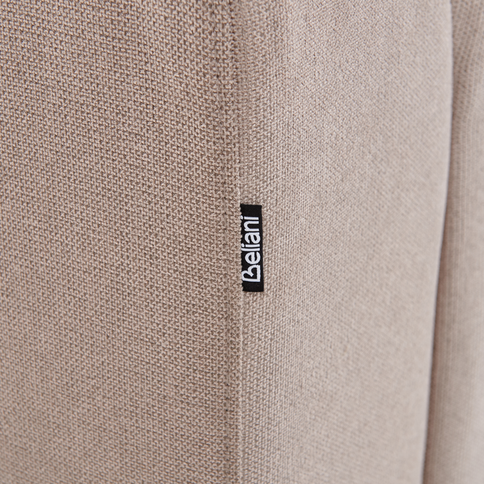 Beliani - KOHLO - Hoekbank - Taupe - Rechtszijdig - Stof