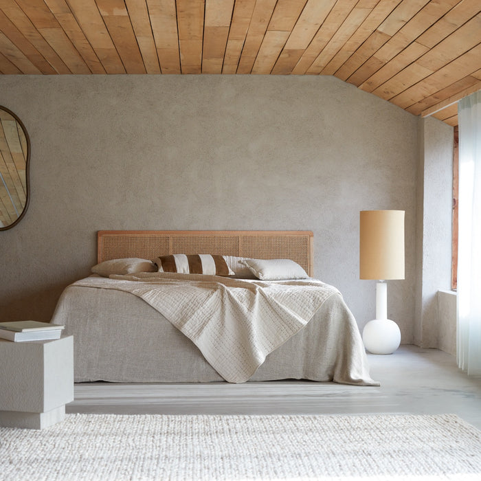 Tikamoon - Adèle - Hoofdbord van gevlochten riet 160 cm