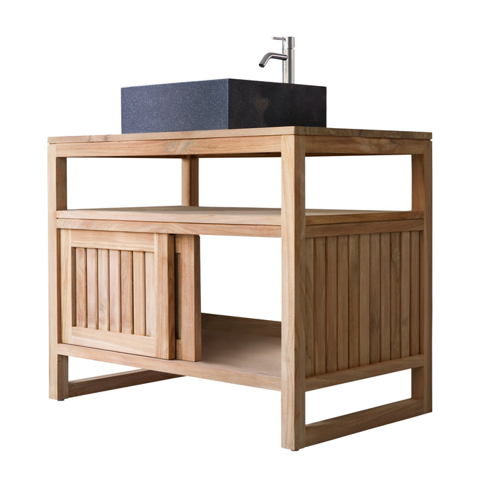 Tikamoon - Colonial - Badmeubel in massief teak 90 cm