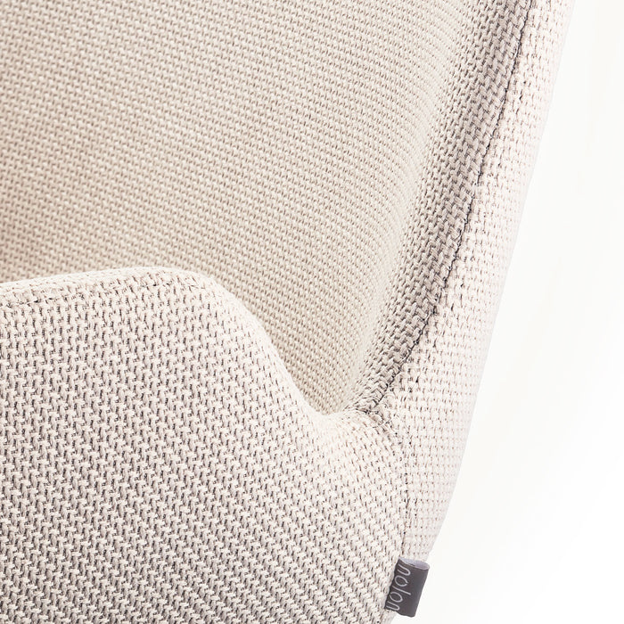 Nolon Nino-Eef Barkrukken Set van 2 - Beige - Zwart - 75 cm