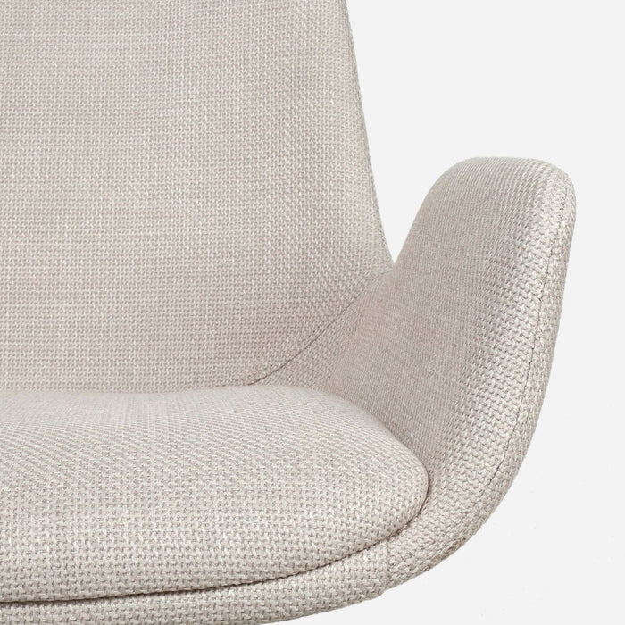 Nolon Nino-Eef Barkrukken Set van 2 - Beige - Zwart - 75 cm