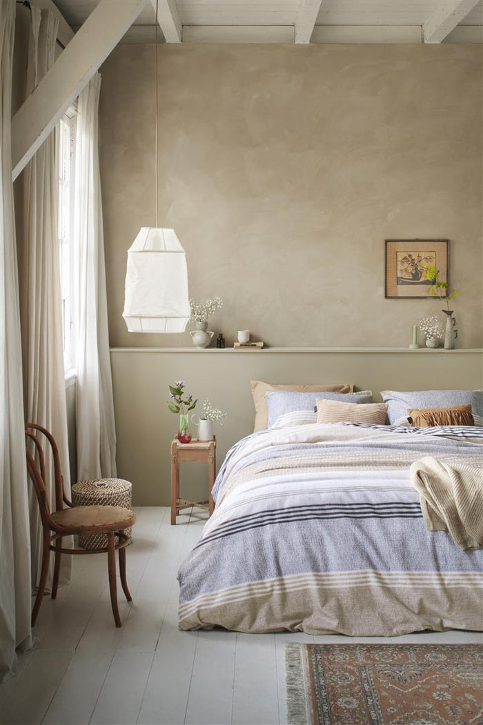 Ariadne at Home Stitches dekbedovertrek - 200x200|220 - Grijs