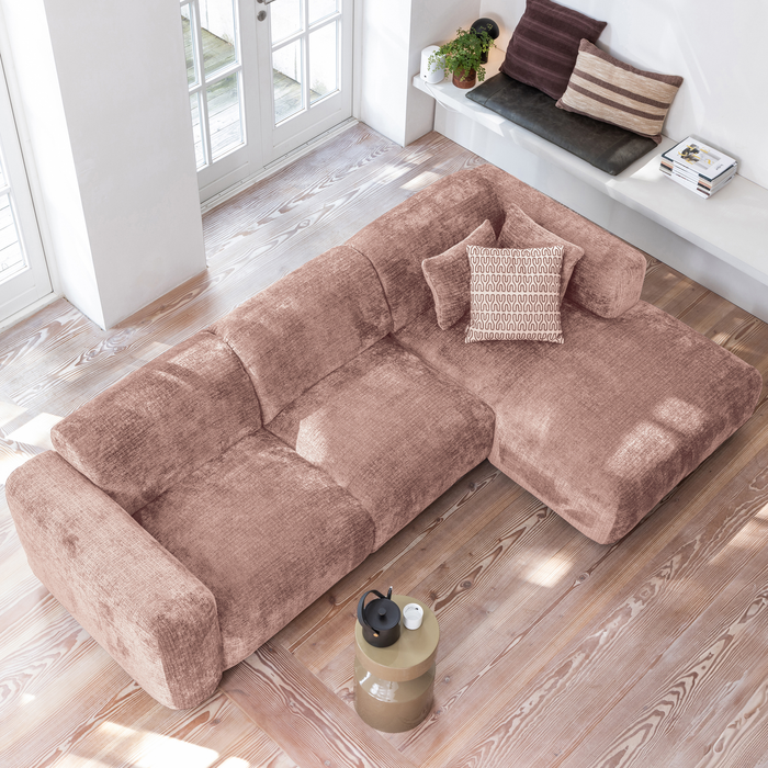WOOOD Cloud Chaise Longue Links - Taupe