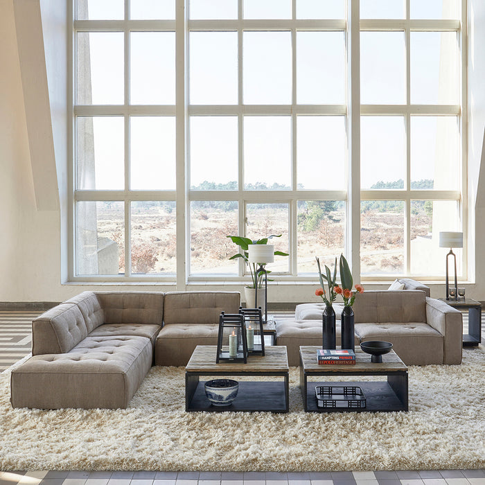 Rivièra Maison - Vloerkleed Cecil in Crème, XA3 - 40% wol, 20% HSPP frise, 390x280 cm