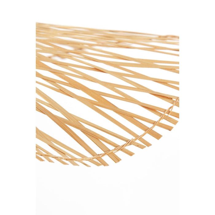 Luqaza Hanglamp Liene - Bamboe - 65x65x10cm