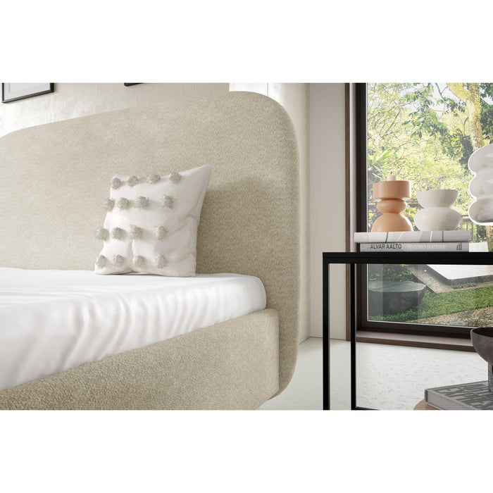 by fonQ Aura Bedframe - 200 x 200 cm - Beige