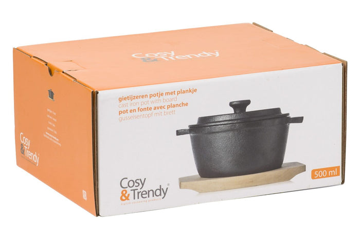 Cosy & Trendy Serveerpan Gietijzer ø 13 cm | 500 ml