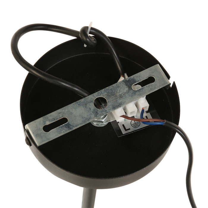 Steinhauer Hanglamp Constellation Zwart Smoke Glas Incl. Onderlicht