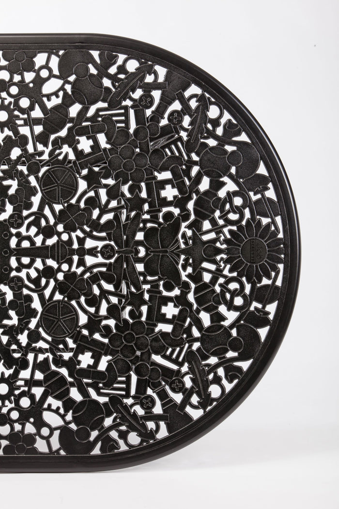 Industry Garden tuintafel ovaal 152x90 wit