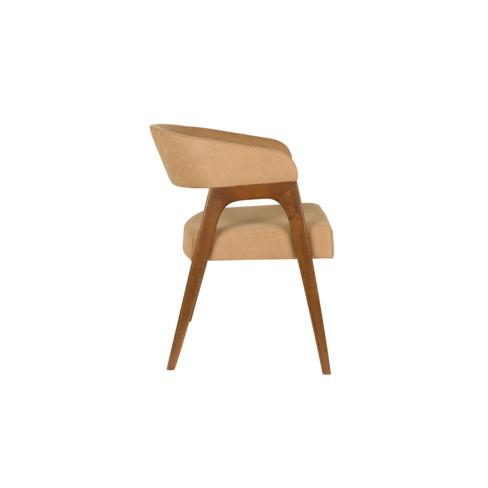 Dutchbone Adamello Eetkamerstoelen Beige - Set van 2