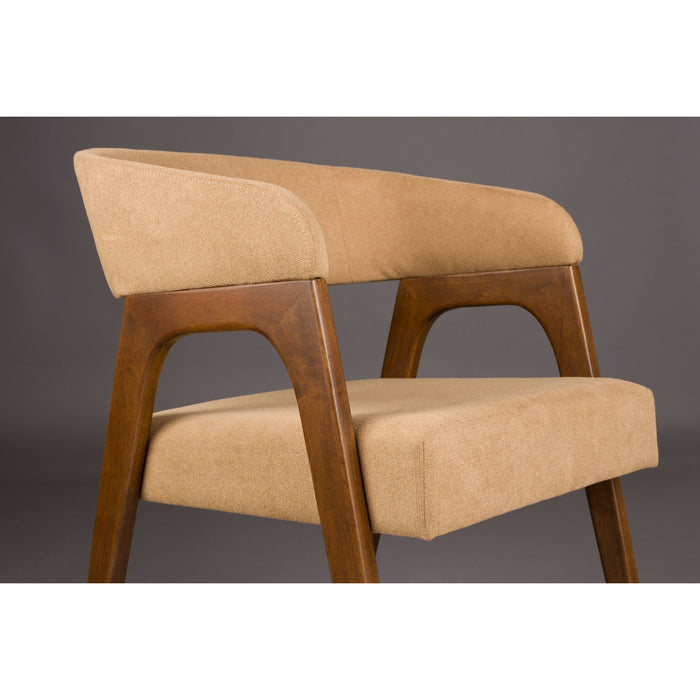 Dutchbone Adamello Eetkamerstoelen Beige - Set van 2