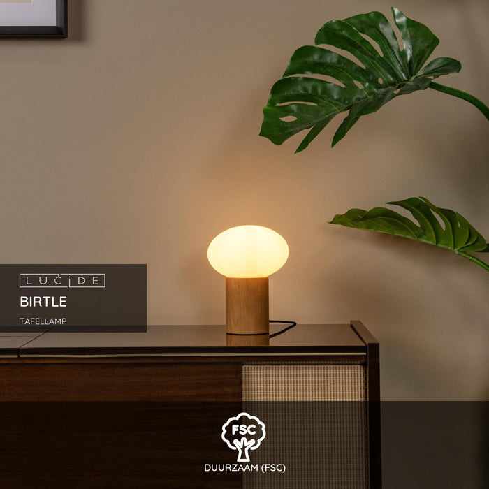 Lucide BIRTLE Tafellamp - Opaal