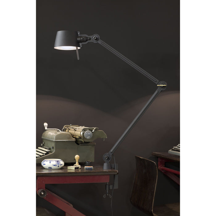 Bolt 2 Arm klemlamp Smokey Black