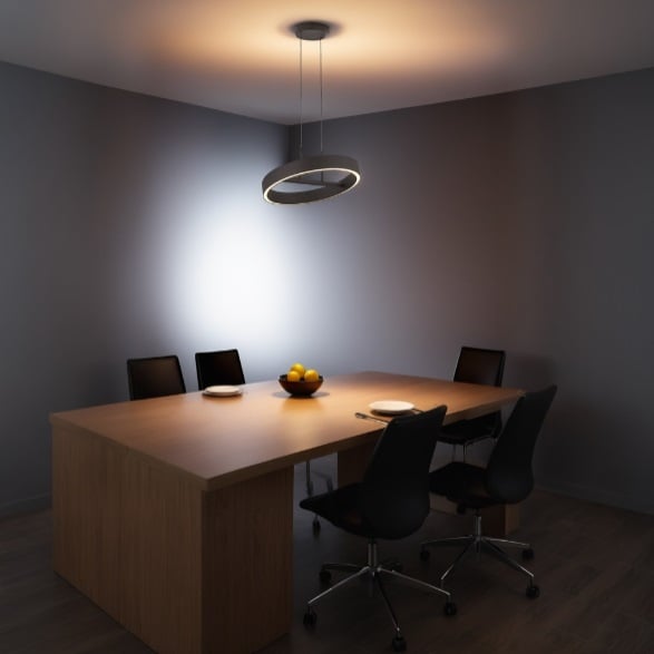 Freelight Hanglamp Livello Zwart Led 32 Watt Ø 40cm