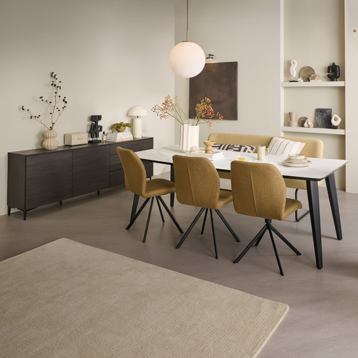 Vloerkleed Callum - Beige - Wol - 200x0x290cm (BxHxD)