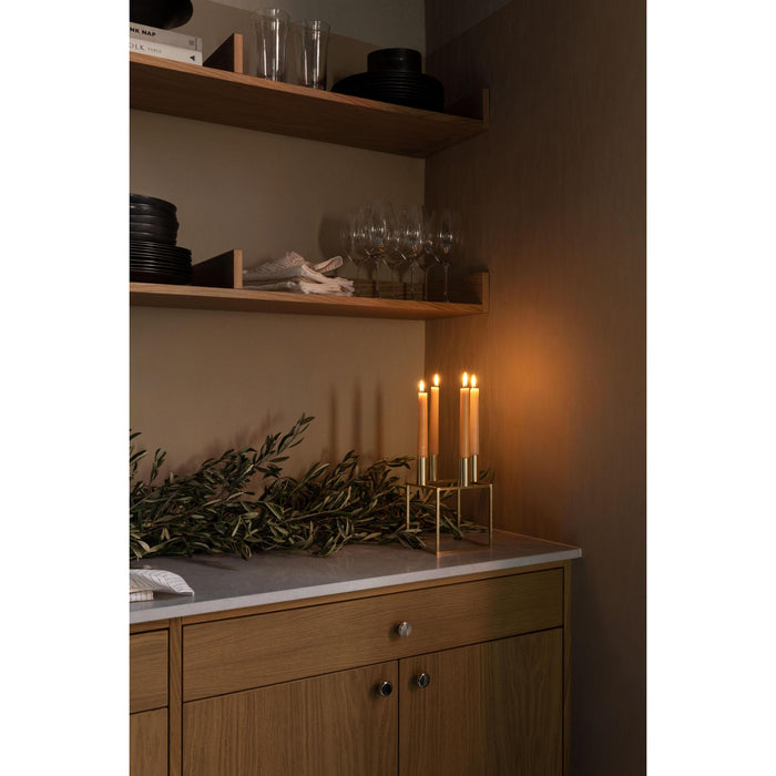 Audo Copenhagen Kubus 4 kandelaar zink