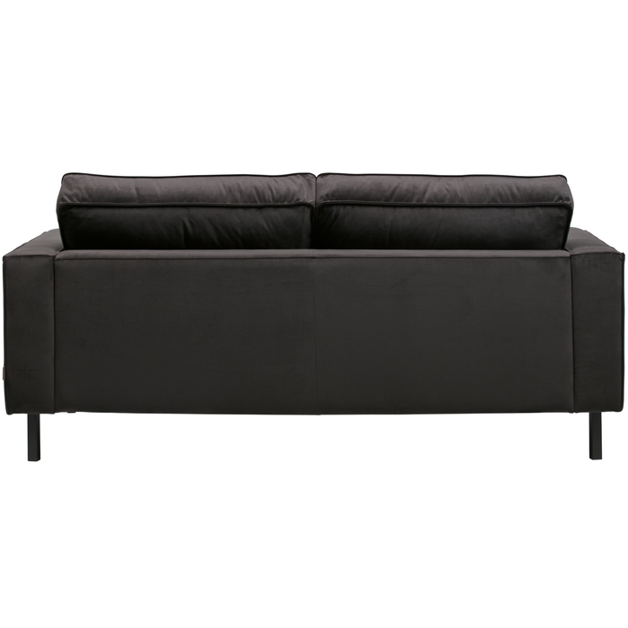 WOOOD Robin 2,5-Zits Bank - Fluweel - Grijs - 80x180x93