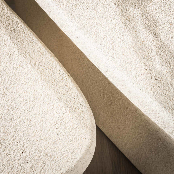 Giga Meubel - Salontafel Beige Set van 2 - 84x40x40cm - Composiet