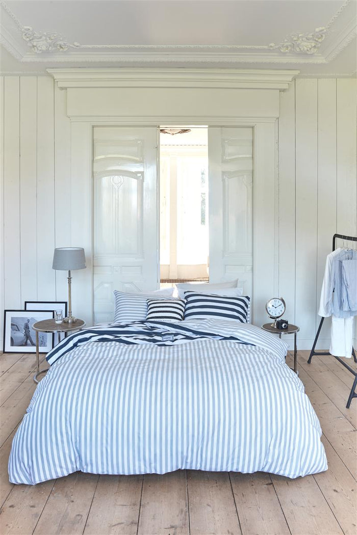 Riviera Maison Harbour dekbedovertrek - 200x200|220 - Blauw