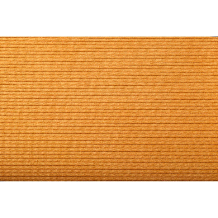 Zuiver Ridge Rib Kink Eetkamerstoelen leuning Geel - Set van 2