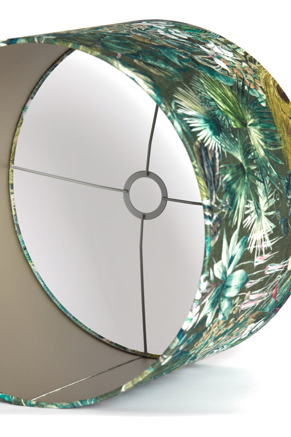 Light & Living Light&living Kap cilinder 25-25-18 cm XENIA FLORA groen