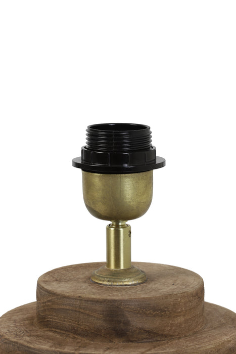Light & Living Light&living Lampvoet Ø20x43 cm RACCO hout donker bruin