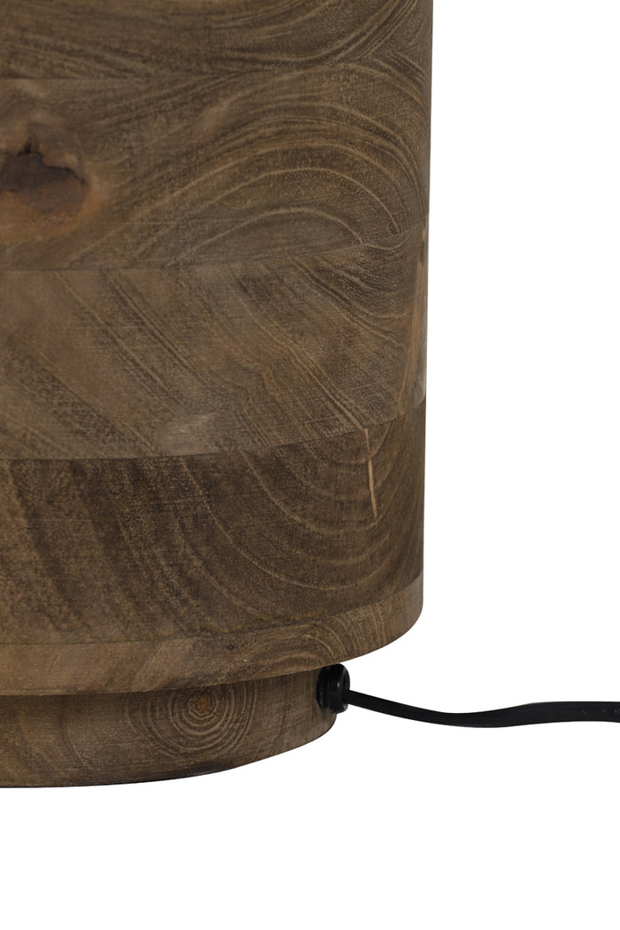 Light & Living Light&living Lampvoet Ø20x43 cm RACCO hout donker bruin