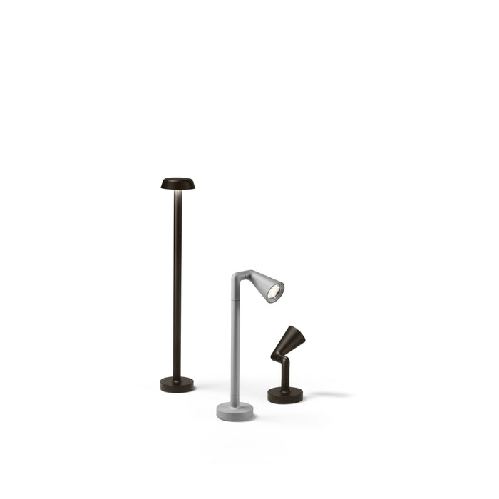 Belvedere Spot F2 vloerlamp LED donkerbruin