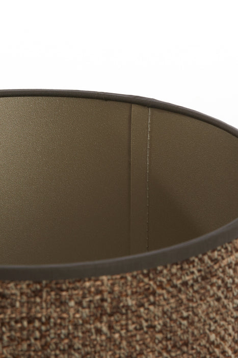 Light&living Kap cilinder 25-25-18 cm SAVERNA donker bruin