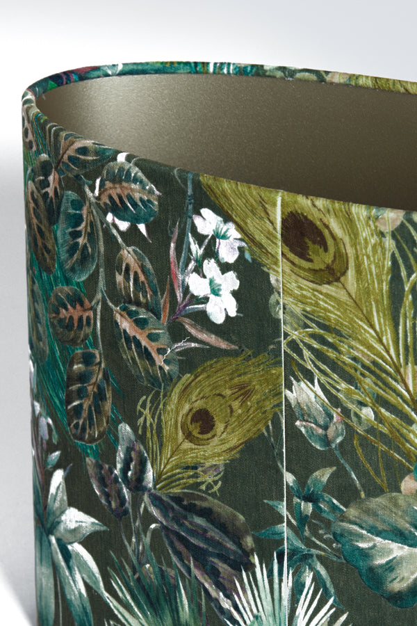 Light&living Kap ovaal recht smal 30-15-25 cm XENIA FLORA groen