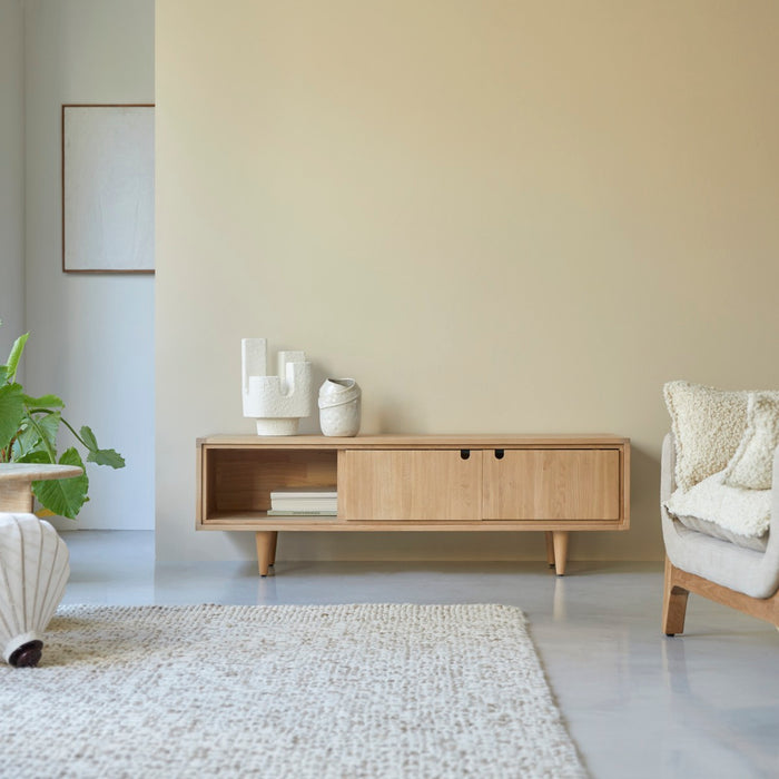 Tikamoon - Jonàk - Massief eiken tv-meubel 140 cm