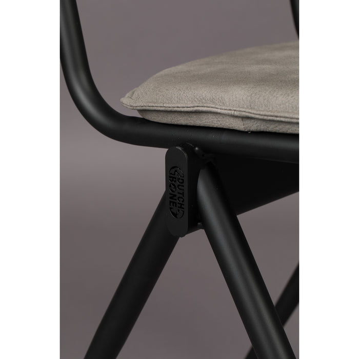 Dutchbone New Willow Eetkamerstoelen Grijs - Set van 2