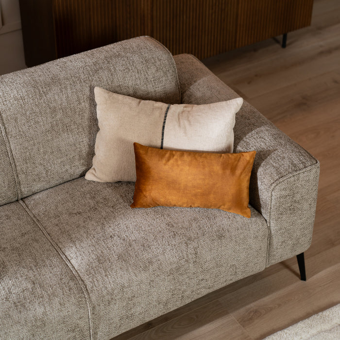 Bronx71 2,5-zits bank Vegas taupe stof chenille