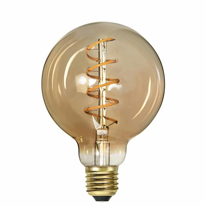 Highlight Lamp LED G95 9W 650LM 2200K Dimbaar Amber