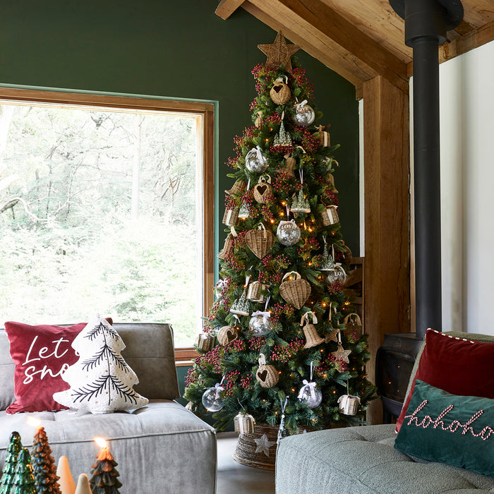 Riviera Maison Kerstboomdecoratie Rustic Rattan Star Tree Naturel