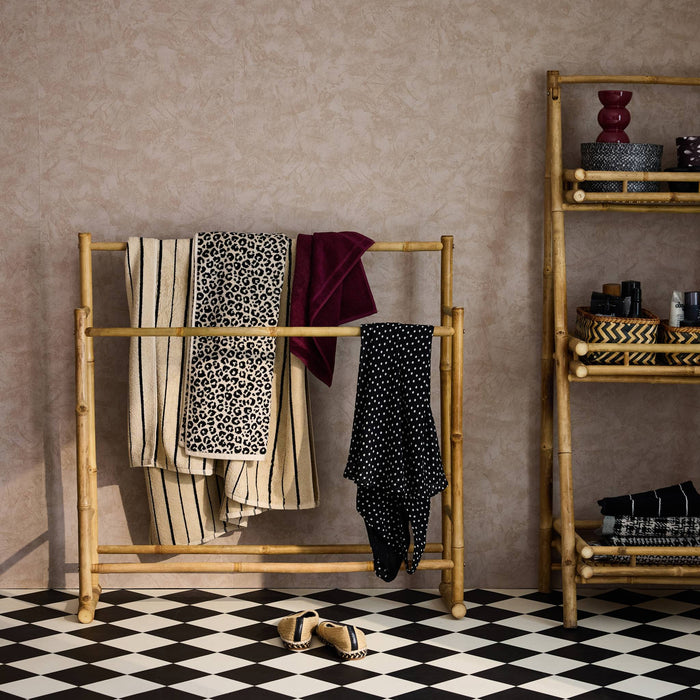 sweeek - Bamboe dubbel handdoekenrek