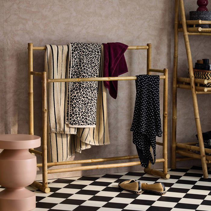 sweeek - Bamboe dubbel handdoekenrek