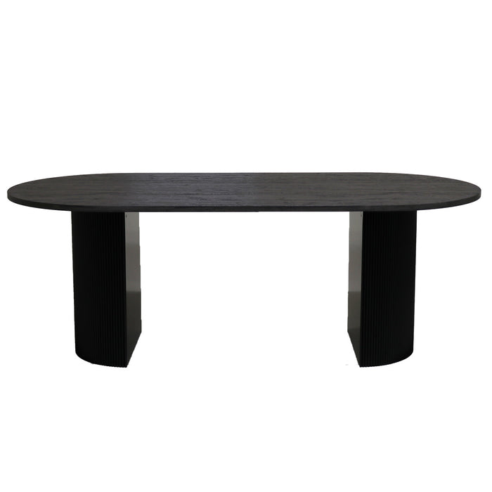 House Nordic Boavista Donkerbruin Eettafel 210 cm