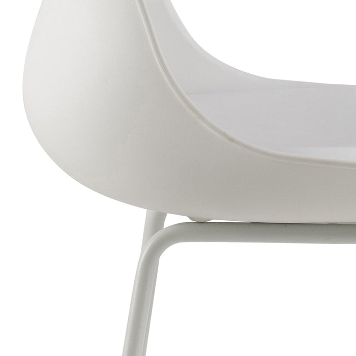 by fonQ basic Bele Barkruk Wit - H 94 cm