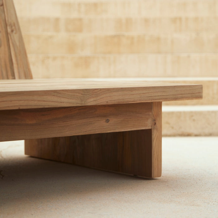 Tikamoon - Joaquin - Gerecyclede massief teakhouten tuinbank