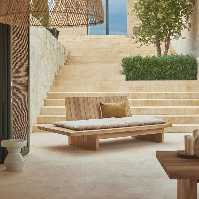 Tikamoon - Joaquin - Gerecyclede massief teakhouten tuinbank