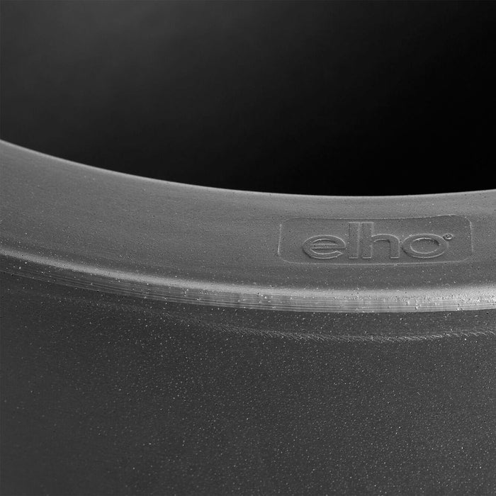 Elho Pure Cilinder Wheels 50 - Zwart - L 50 x B x H 50 cm - Balkon, Binnen en Buiten - 100% gerecycled